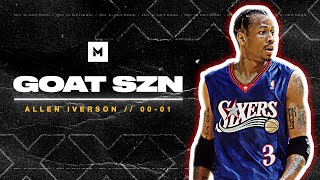 Allen Iverson 200001 MVP Season Highlights  THE ANSWER  GOAT SZN [upl. by Elynad]