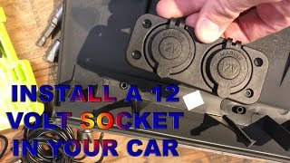 Installing 12v Sockets for 10 in Your Car Is Easy [upl. by Ayatnahs]