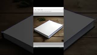 How to Add a Book Cover in Photoshop Photoshop tutorialyoutubeshorts photoshoptutoria [upl. by Nanek]