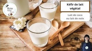 Comment faire du kéfir de lait de coco  kéfir sans produits laitiers [upl. by Arvie406]