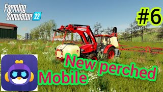 new sprayer in farming simulator 22 mobile Chikii hindi [upl. by Odlareg]