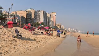 😲 OMG U MUST SEE Leblon Beach Tour in 4K 🔥LIVE 😍 HDR 4K 2024 Walking Tour beach walk 🏖️ [upl. by Arnuad249]