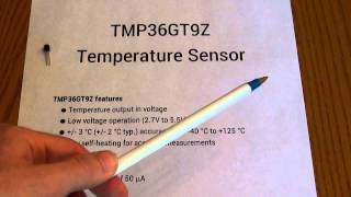 TMP36 Temperature Sensor for Raspberry Pi and Arduino [upl. by Yvette]