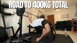 ROAD TO 400KG TOTAL  SQampBP SESSION 18032024 [upl. by Bechler]