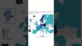 population of greenland in 2024 by citizenship maps nuuk geography immigration [upl. by Mckale]