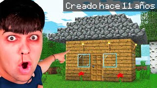 Encontré Mi Mundo Antiguo de Minecraft de Hace 11 Años [upl. by Corinna]