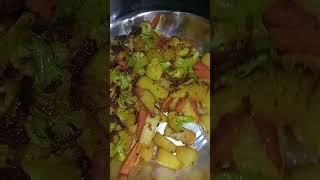 Kaliflower fry 🥰🤤shorts youtubeshorts jyoti channel 🤗 [upl. by Rumilly643]