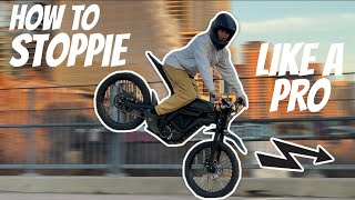 How to Nose Wheelie  Stoppie Surron amp Talaria [upl. by Nedyah]