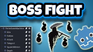 Boss Fight with Finite State Machine  Godot 4 [upl. by Weeks]