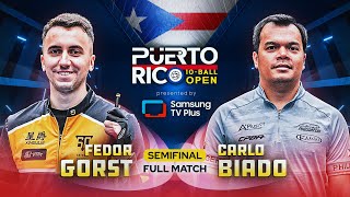 GORST vs BIADO  SEMIFINAL  Puerto Rico Men’s Open by Samsung TV Plus [upl. by Nivrehs]