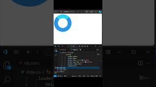 Windows spinning circle loading animation in html css python pythontricks html htmlcss coding [upl. by Kata593]