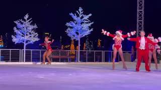 Hayley Skousen back flipping in SeaWorld Orlando’s “Winter Wonderland on Ice” [upl. by Wu136]