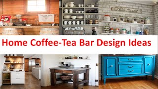 Home Coffee Tea Bar Design Ideas [upl. by Hertzog802]