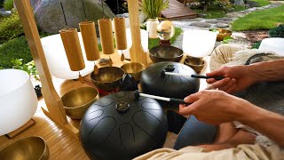 Total Calm Sound Bath Performance  Relaxing Meditation Music  Singing Bowls Spa Music [upl. by Hirasuna264]