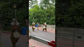 Special Moment When You’re on the Train as the Characters Leave the Hoedown magickingdom disney [upl. by Ilise]