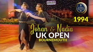 1994 Johan and Nadia Eftedal at The UK Open Professional Latin Championships [upl. by Falzetta]