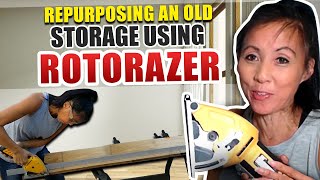 Repurposing an Old Storage Using Rotorazer  DIY Home Improvement Project Idea  Rotorazer Review [upl. by Bayer94]