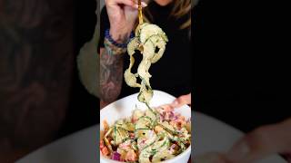 Noodles Salad noodle rawvegandiet salad recipes recipesshorts [upl. by Enirhtak]