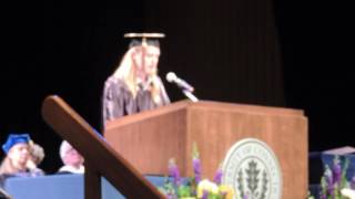 UCONN Graduation Print Speech 2015 [upl. by Jenette]