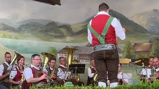 Bundesmusikkapelle Walchsee spielt beim Erntedank und Pfarrfest [upl. by Nirat]