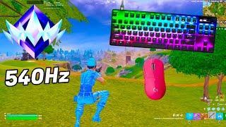 SteelSeries Apex Pro TKL ASMR 😴 Solo Gameplay 🏆 Satisfying Keyboard Fortnite 360 FPS 4K [upl. by Nerot]