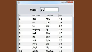 Java Tutorial  How To Get The Maximum Value From JTable Column Using Java  With Source Code [upl. by Wadlinger71]