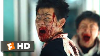 Train to Busan 2016  Zombie Melee Scene 49  Movieclips [upl. by Ariana915]