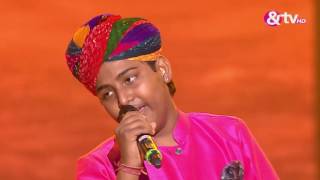 Jasu Khan  Kesariya Balam Padharo Mhare Desh  Liveshows  Episode 28  The Voice India Kids [upl. by Arihaz]