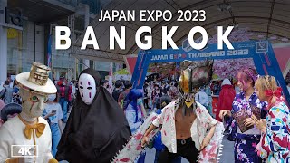 JAPAN EXPO THAILAND 2023 at CentralWorld Bangkok 4K [upl. by Alie877]