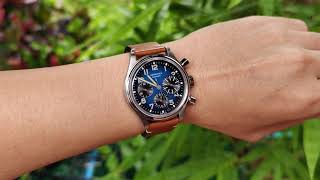 Longines Avigation BigEye Titanium 4k60fps [upl. by Niple]