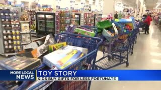 McDonald’s of Frankenmuth Toys for Tots buys toys for the less fortunate [upl. by Lessig]