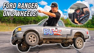 Ford Ranger Goes on 2 Wheels Didnt go as Planned [upl. by Curcio]