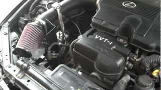 01quot Lexus Is300 KampN FIPK Intake [upl. by Saraiya]