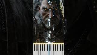 Silver for Monsters Piano Cover The Witcher 3 piano cover thewitcher3 [upl. by Bithia]