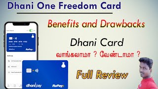 Dhani OneFreedom Card Full Benefits and drawbacks in TamilTechandTechnics [upl. by Mabelle]