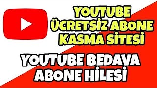 5 DAKİKADA 1000 YOUTUBE ABONE ARTTIRMA  YOUTUBE ABONE HİLESİ 2024 [upl. by Etra776]