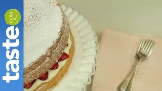 How to make perfect sponge cake  tastecomau [upl. by Aihsit112]