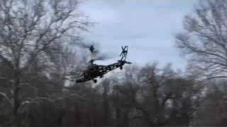 Apache 4Channel RC Helicopter from ThinkGeek [upl. by Releehw]