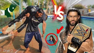 Roman reigns Fight in Pakistan😱  Part 2  wwe [upl. by Simmons]