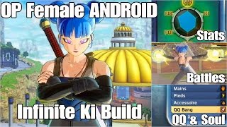 Xenoverse 2 Build  Cyborg Terrienne KikohaCàc FEarthling Androïd Ki BlasterMelee [upl. by Obadiah]