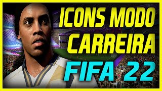 TIME DE ICONS DO FIFA 22 NO MODO CARREIRA  DÁ PRA JOGAR COM OS ICONS NO MODO CARREIRA DO FIFA 22 [upl. by Ela772]