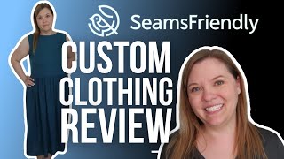 SEAMSFRIENDLY  👗 Custom Clothing Review [upl. by Salomie]