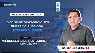 Diseño de Cimentaciones Superficiales con ETABS Y SAFE [upl. by Auhsej]