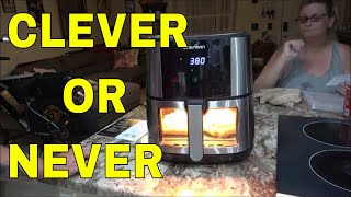 CHEFMAN Easy View Air Fryer 8 Qt Family Size with Viewing Window Review [upl. by Ellinehc749]