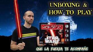 🎲Monopoly Star Wars  Unboxing y como se juega [upl. by Czarra]