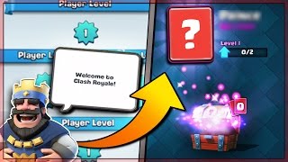 LEVEL 1 NOOB OPENS THE OLDEST CHESTS IN CLASH ROYALE amp BEST CARD UNLOCKED [upl. by Acinimod491]