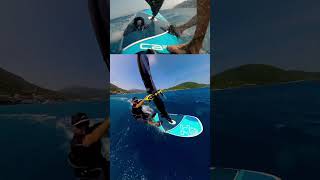 How to DuckGybe windsurfing windsurf insta360 [upl. by Klecka]