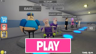 LIVE  PLAYING As NEW Barry MORPHS also USING POWERS NEW ROBLOX BARRYS PRISON RUN V2 OBBY [upl. by Estrellita]