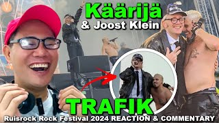 Käärijä amp Joost Klein  Trafik  Ruisrock Rock Festival 2024 REACTION [upl. by Aitropal]