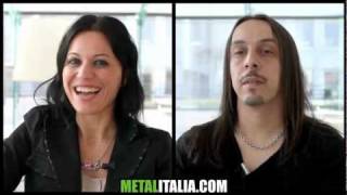 Lacuna Coil intervista doppia [upl. by Ahsaetan685]